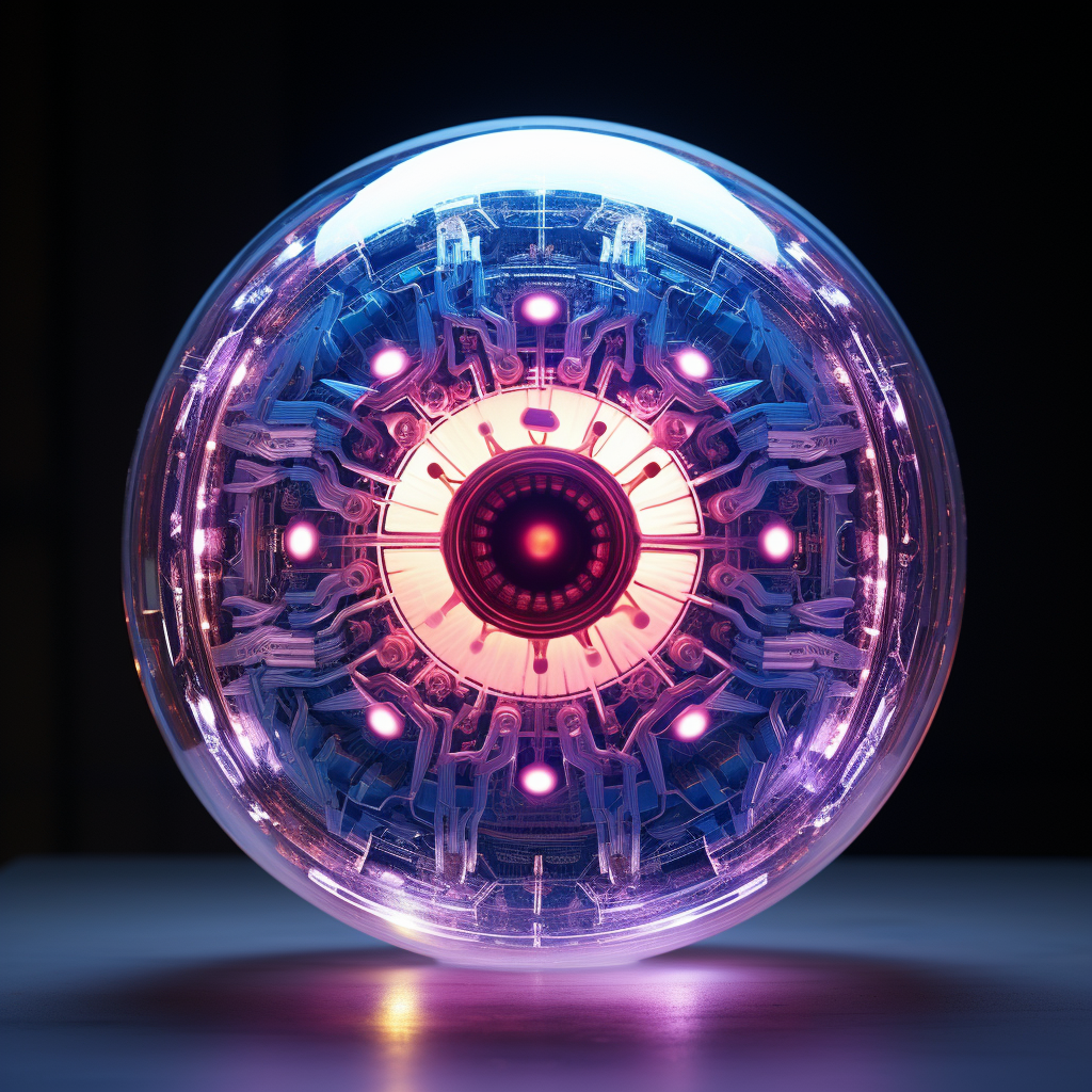 Retina-scanning orb